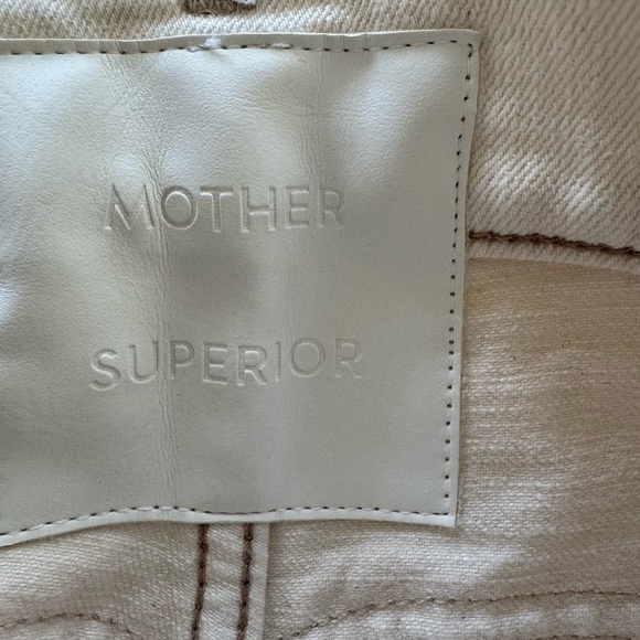 MOTHER SUPERIOR The Buckle Bunny Rider Ankle Jeans High Waist Act Natural 27 - Picture 10 of 13